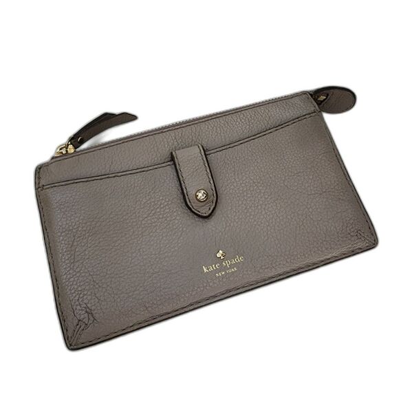 Kate Spade Grey Leather Wallet - Picture 1 of 6